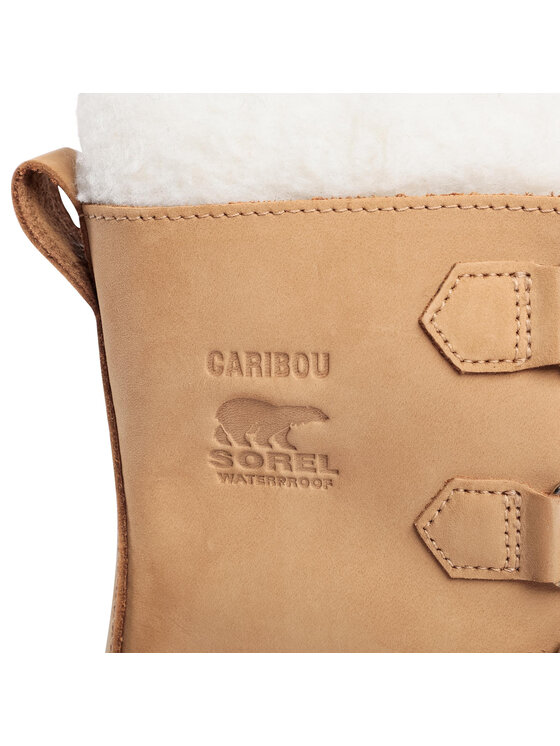 Sorel Škornji za sneg Sorel Youth Caribou LY1000 Rjava