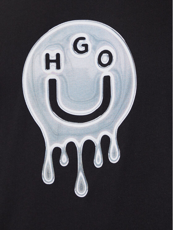 HUGO HUGO Camiseta Nedirix 50549162 Negro Regular Fit