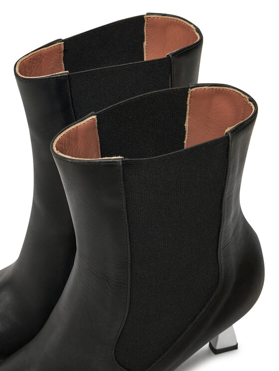 Pollini Botki Pollini SA24107C0LTDT000 Czarny