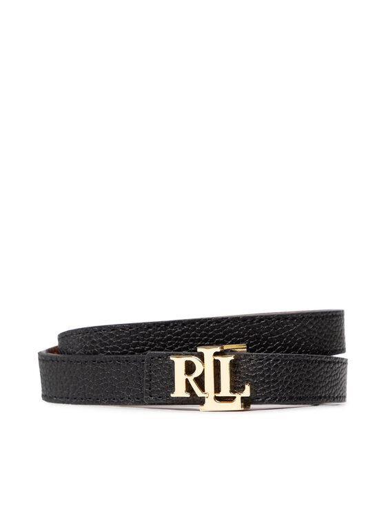 LAUREN RALPH LAUREN Ženski remen Lauren Ralph Lauren Rev Lrl 20 Drc Sny 412754799001 Crna
