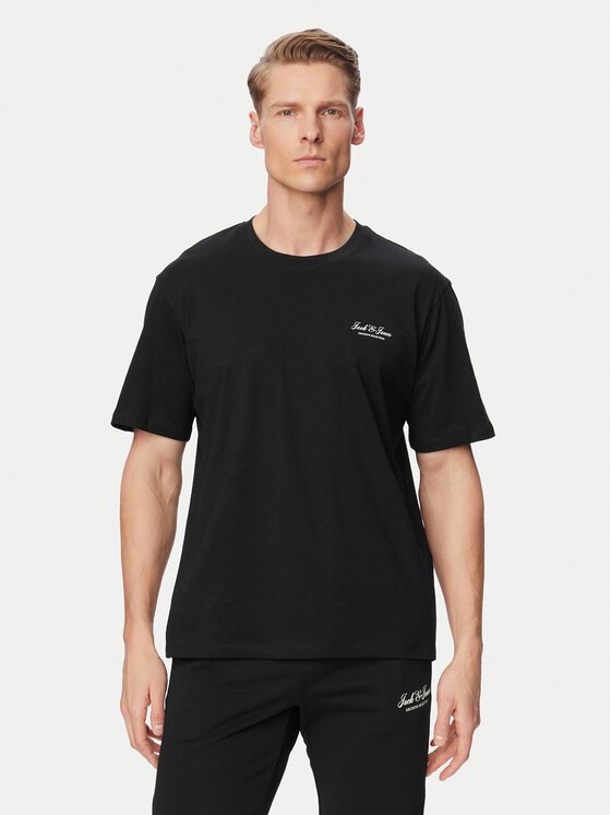 Jack & Jones Jack & Jones Σετ T-Shirt και σορτς Archive 12297642 Μαύρο Relaxed Fit
