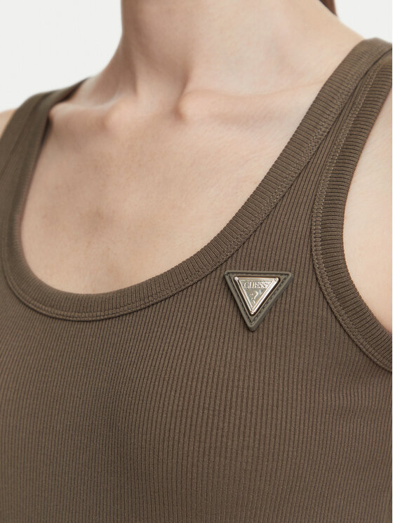 Guess Guess Топ V4YP06 K8RT2 Хакі Slim Fit