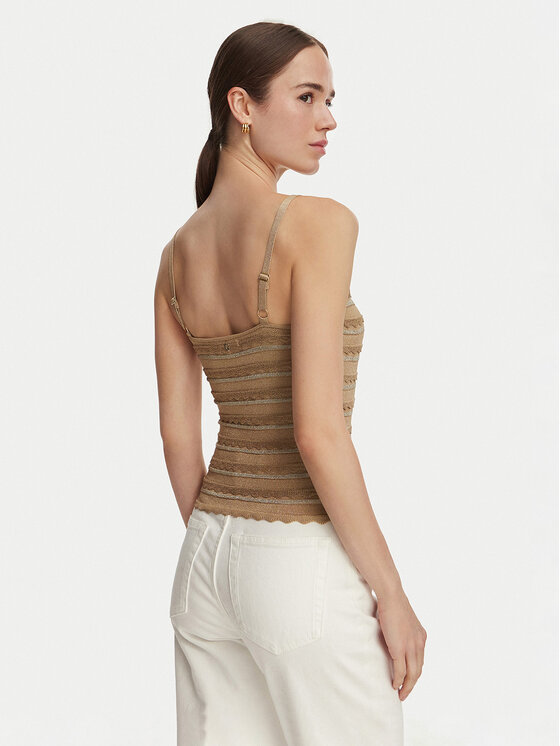 Guess Guess Топ W6YR32 Z1027 Золотий Regular Fit