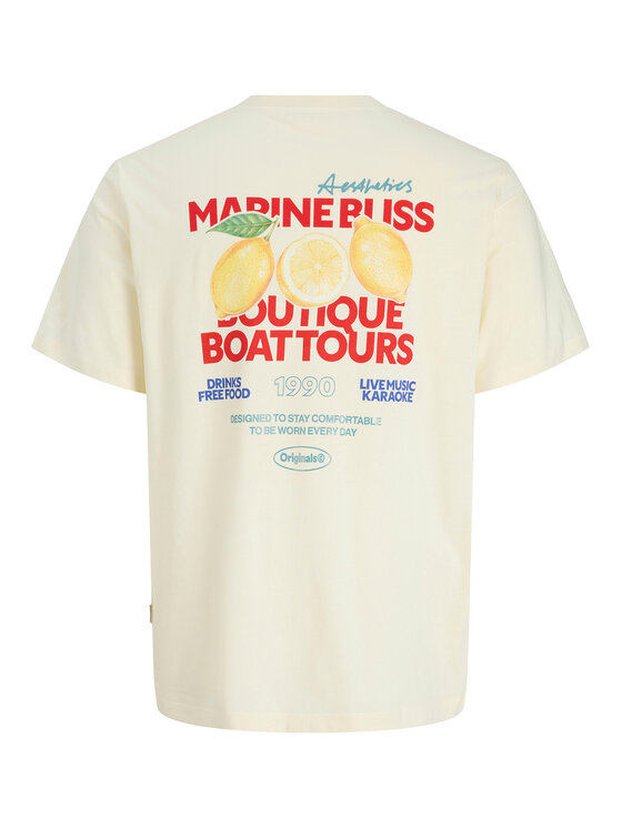 Jack & Jones Jack & Jones Camiseta Riviera 12295202 Amarillo Regular Fit
