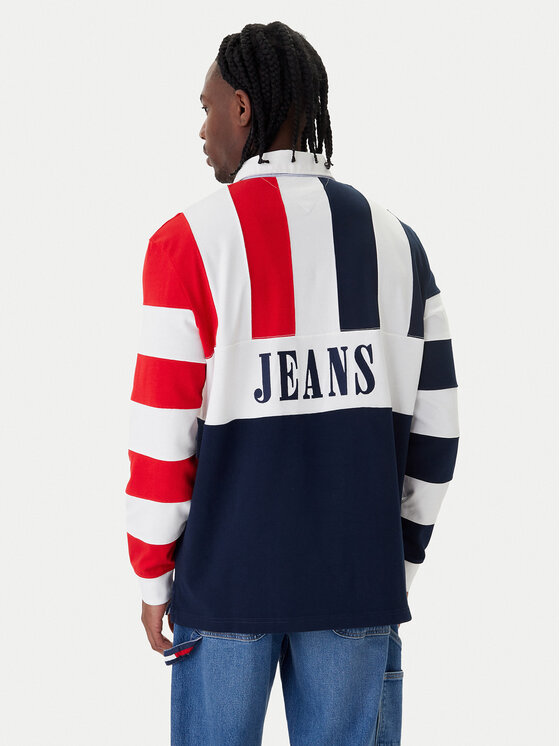 Tommy Jeans Tommy Jeans Polo Archive Rugby DM0DM23054 Azul marino Relaxed Fit