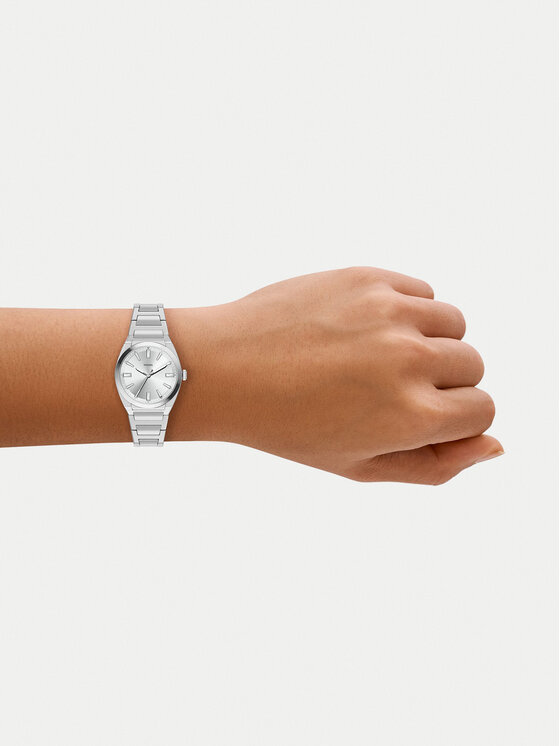 Fossil Часовник Fossil Everett Small ES5490 Сребрист
