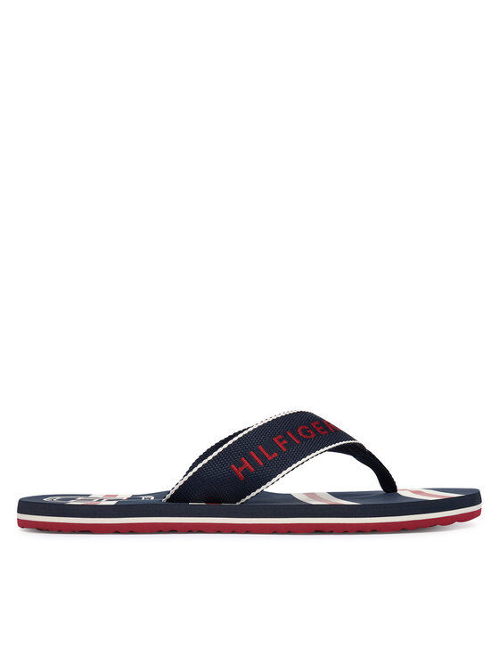 Tommy Hilfiger Σαγιονάρες Tommy Hilfiger Stripes Beach Sandal FM0FM06003 Σκούρο μπλε