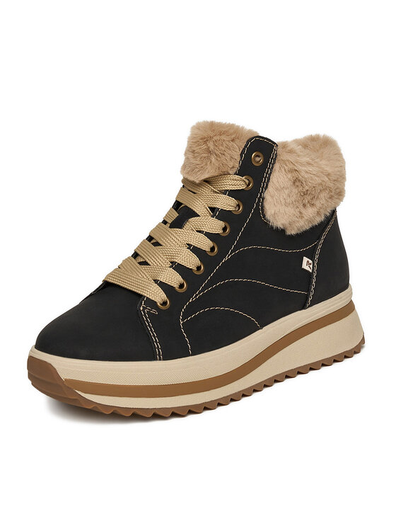 Rieker Зимни обувки Rieker CEO-W3873-00 Черен