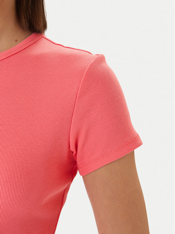 Tommy Jeans Tommy Jeans Camiseta DW0DW17383 Rosa Slim Fit