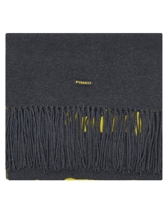 PINKO Fular PINKO Ojos Azules Sciarpa AI 24-25 BLK01 104313 A26I Gri
