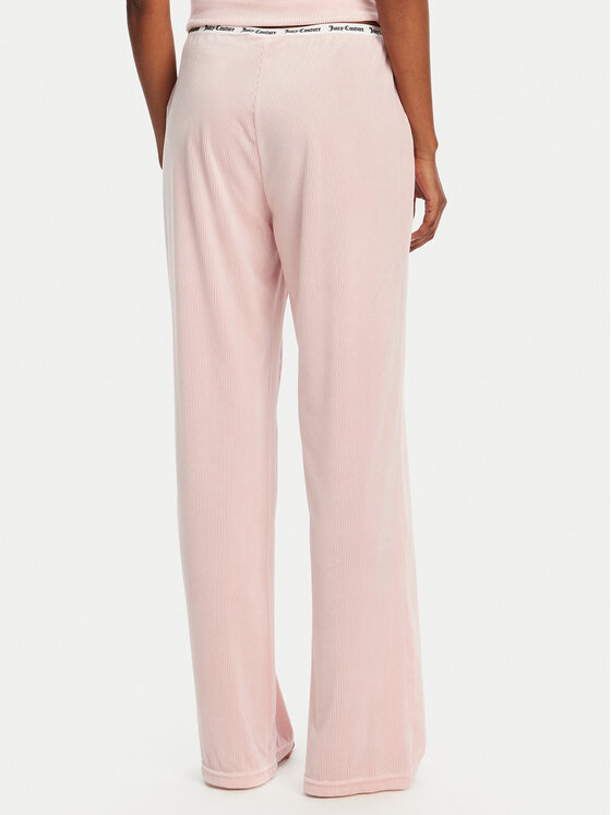 Juicy Couture Juicy Couture Піжамні штани Vicky JCLAS125504 Рожевий Flare Fit