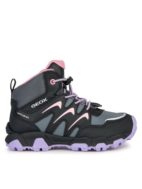 Geox Šnurovacia obuv Geox J Magnetar G. B Abx J264LB 054FU C9266 S Čierna
