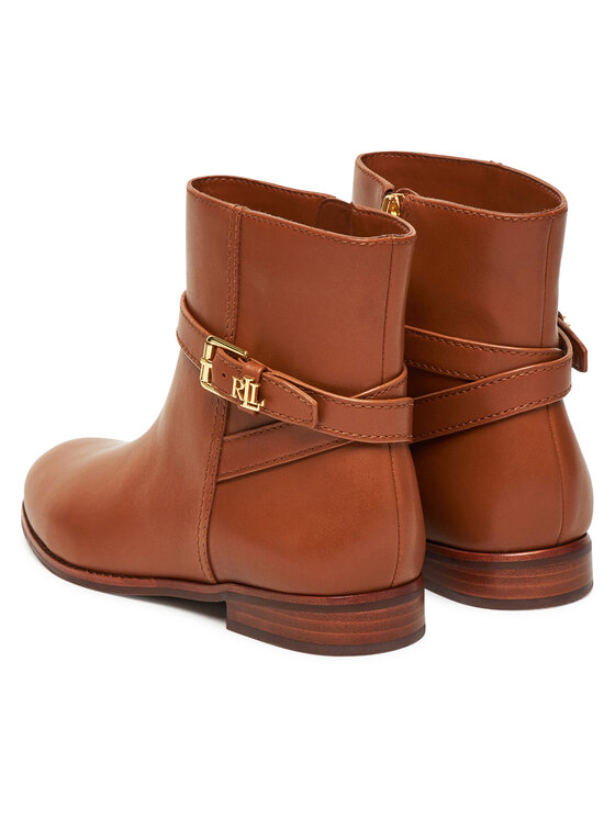 LAUREN RALPH LAUREN Botki LAUREN RALPH LAUREN Brooke Bt 2 802974382001 Brązowy