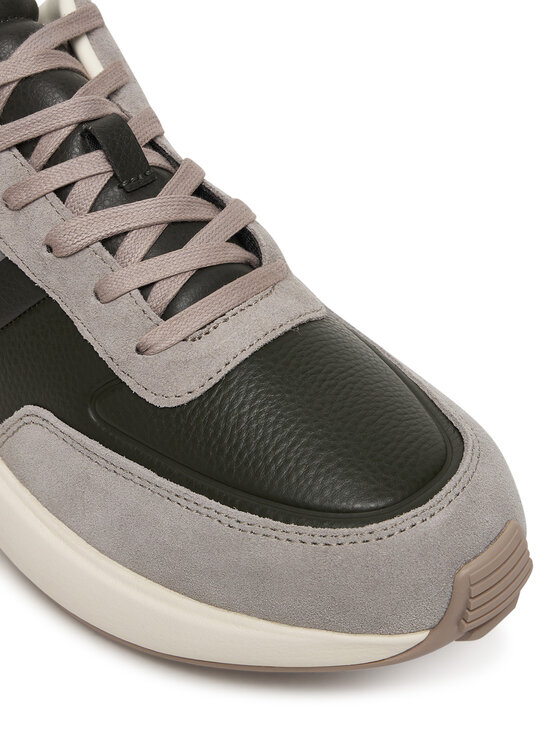 Calvin Klein Sneakersy Calvin Klein City Runner Laceup Tape Lth HM0HM02033 Czarny