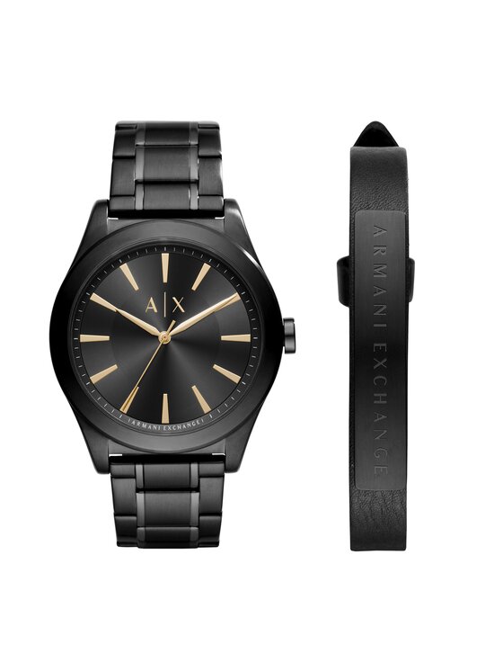 Armani Exchange Pulkstenis Armani Exchange Active AX7102 Melns