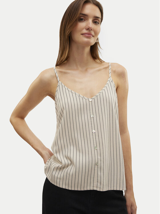 Vero Moda Vero Moda Топ Mymilo 10303690 Бежевий Regular Fit