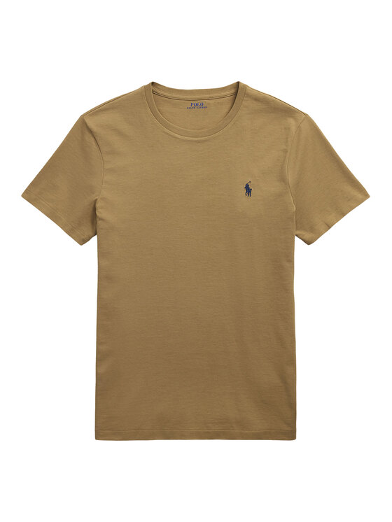 Polo Ralph Lauren Polo Ralph Lauren T-Shirt 710671438429 Μπεζ Custom Slim Fit