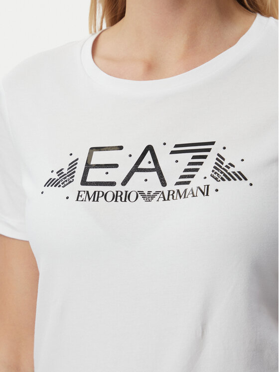EA7 Emporio Armani EA7 Emporio Armani Camiseta 7W001445 AF10373 U0002 Blanco Regular Fit
