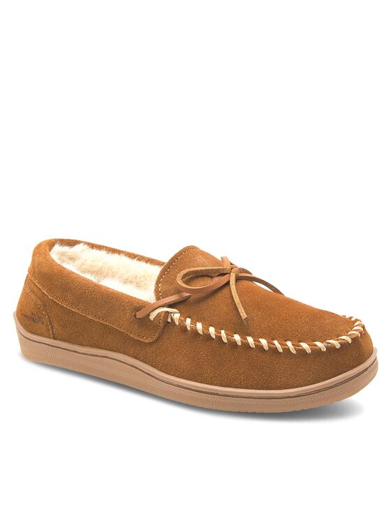 MYSLIPPERS Kapcie MYSLIPPERS MPF20WID001B-W Brązowy