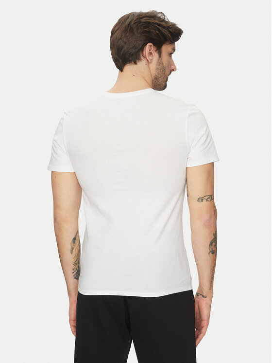 Lacoste Lacoste Комплект футболок TH9007 Білий Slim Fit