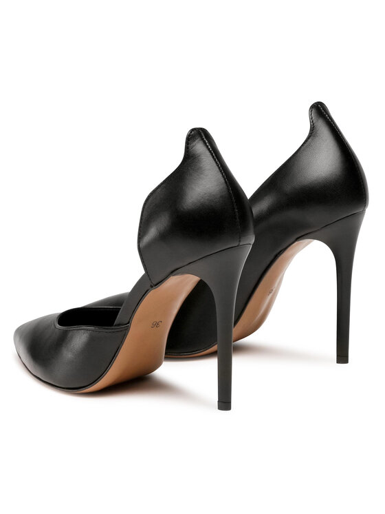 QUAZI Pantofi cu toc subțire QUAZI QZ-16-05-000990 Negru