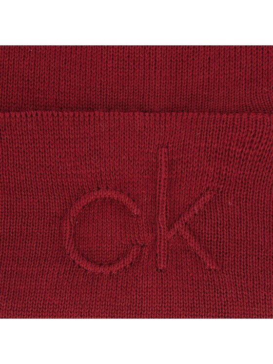 Calvin Klein Căciulă Calvin Klein Ck Embossed Beanie K50K504092 Vișiniu
