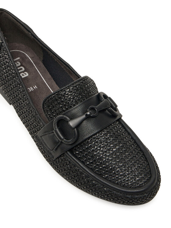 Jana Loaferai Jana 8-24265-44 Juoda