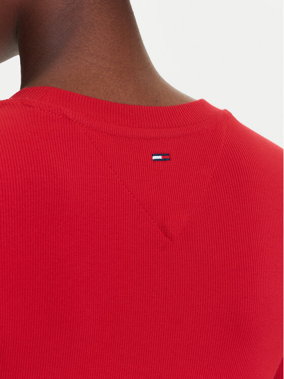 Tommy Jeans Tommy Jeans Camiseta DW0DW21421 Rojo Slim Fit