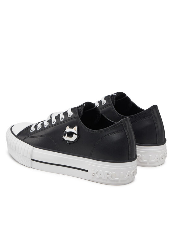 KARL LAGERFELD Кеди KARL LAGERFELD Kampus Max KL60425T Чорний