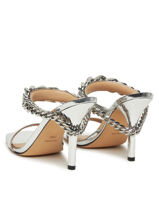 MICHAEL Michael Kors Шльопанці MICHAEL Michael Kors Bianca 40S5BCHS1M Срібний