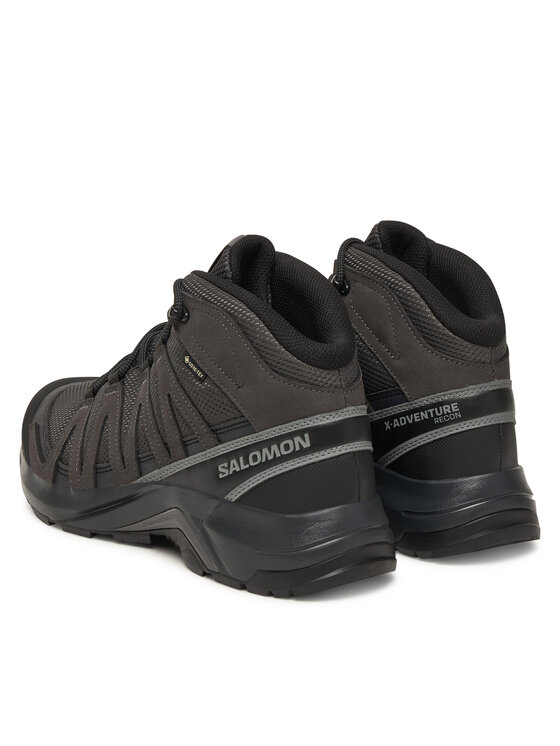 Salomon Trekingová obuv Salomon X-Adventure Recon Mid Gore-Tex L47809100 Sivá