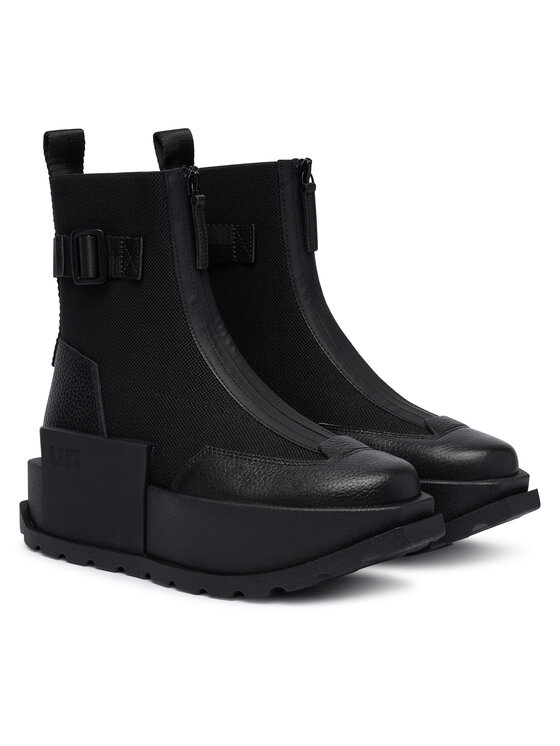 United Nude Botki United Nude Roko Bootie III 1104401165 Czarny