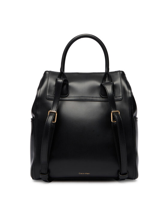 Calvin Klein Mugursoma Calvin Klein Ck Drawstring Backpack LV04F3329G Melns