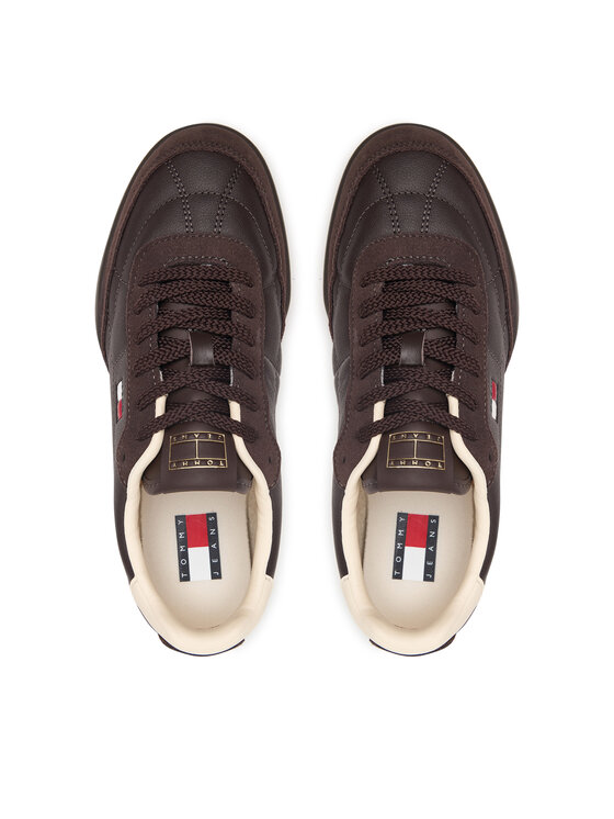 Tommy Jeans Sneakers Tommy Jeans Tj Low Leather Runner EN0EN03084 Maro