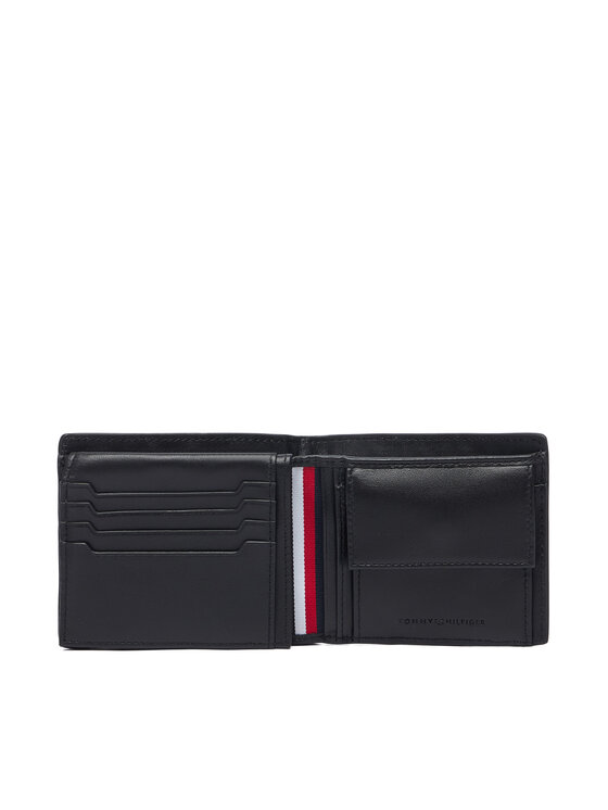 Tommy Hilfiger Πορτοφόλι Tommy Hilfiger Th Soho Cc Flap And Coin AM0AM14503 Μαύρο
