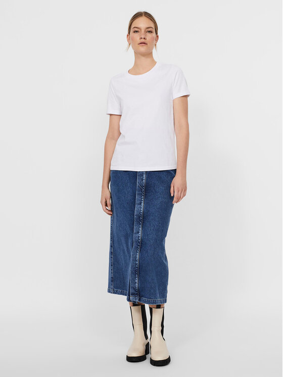 Vero Moda Vero Moda Camiseta Paula 10243889 Blanco Regular Fit