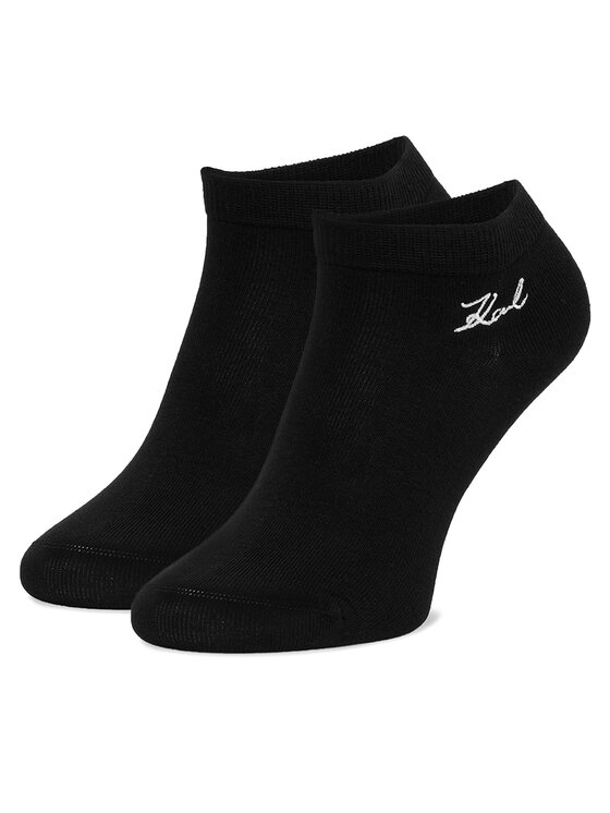 KARL LAGERFELD Șosete scurte KARL LAGERFELD A4W47034 Negru