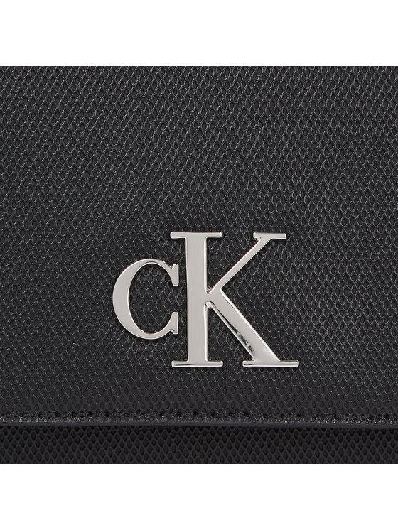 Calvin Klein Jeans Τσάντα Calvin Klein Jeans Minimal Monogram Ew Flap Ch25 T K60K611951 Μαύρο