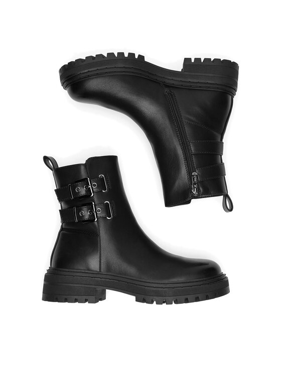 DeeZee Īsie zābaki DeeZee HY60208-3 Melns