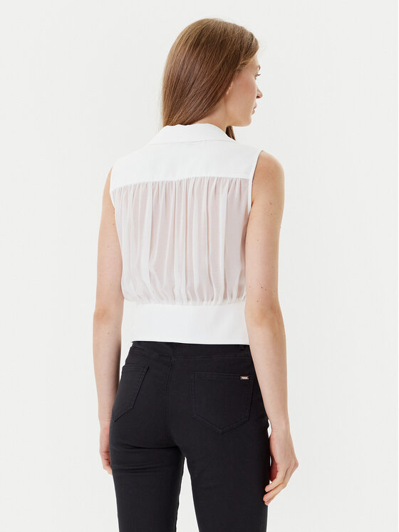 Morgan Morgan Топ 242-OPLI Білий Slim Fit