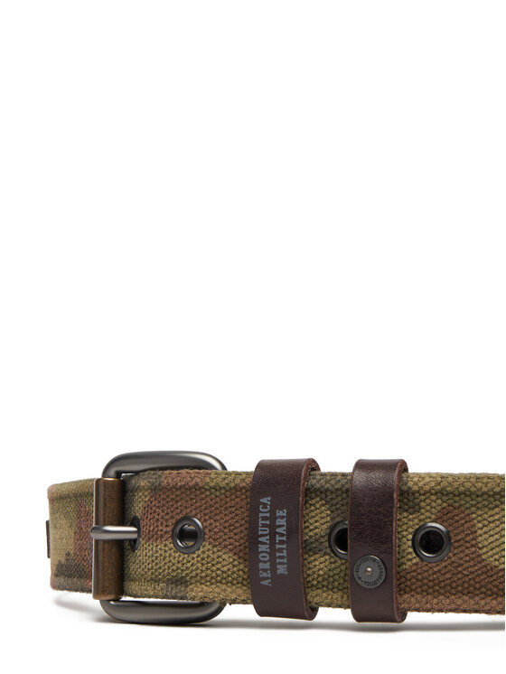 Aeronautica Militare Pasek Męski Aeronautica Militare 252CI0315UCT03316 Khaki