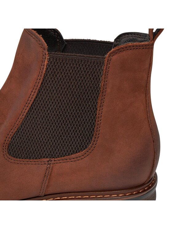 Tamaris Kotníková obuv s elastickým prvkem Tamaris 1-25056-41 Hnědá