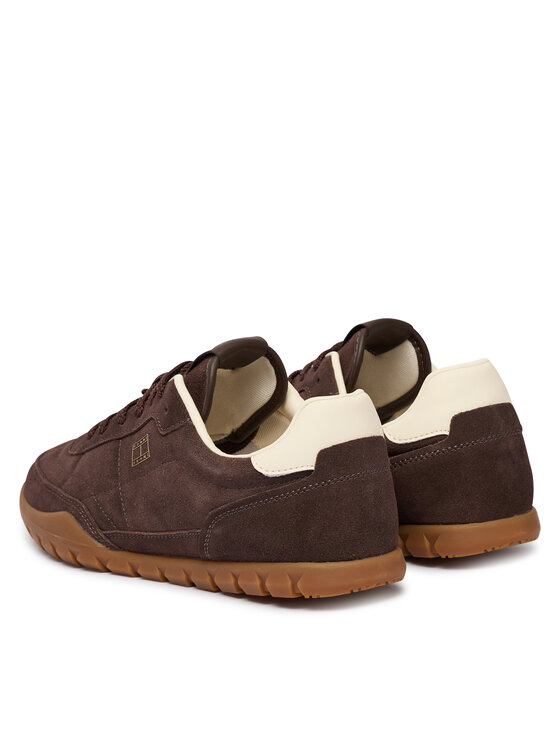 Tommy Jeans Sneakersy Tommy Jeans Tommy Jeans Low Suede Runner EM0EM01800 Brązowy