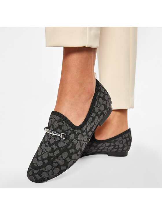 Coach Nizki čevlji Coach Harling Knit Loafer G5149 11002151 Črna