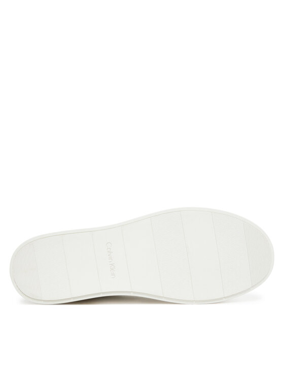 Calvin Klein Sneakersy Calvin Klein Low Top Lace Up Nu HM0HM01758 Biela