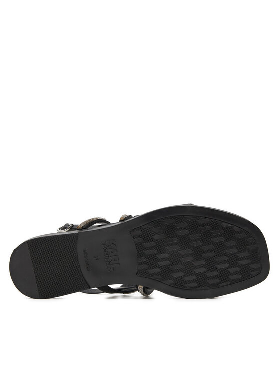 KARL LAGERFELD Sandále KARL LAGERFELD KL87425 Strieborná