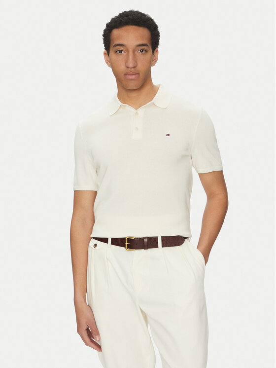 Tommy Hilfiger Tommy Hilfiger Polo marškinėliai Essential MW0MW37396 Smėlio Regular Fit