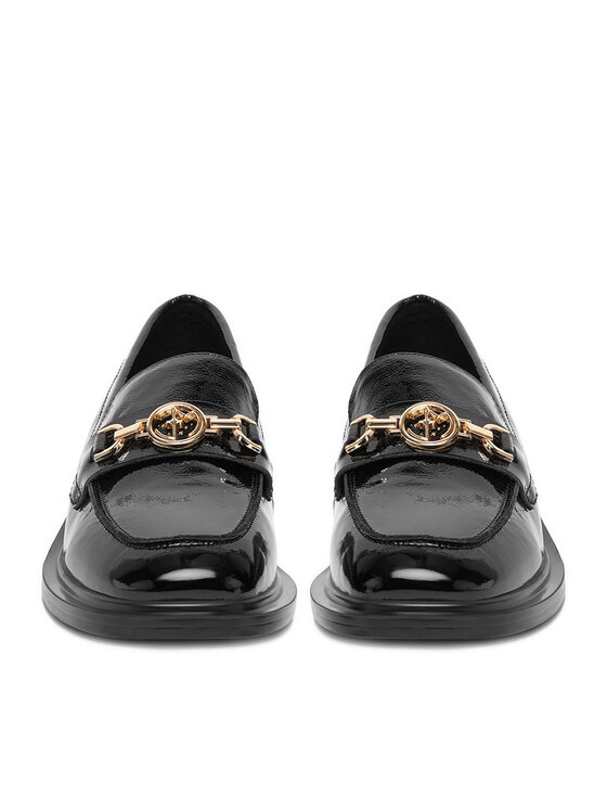 Eva Minge Loafersy Eva Minge EO-NOOR-330-25A-N337 Černá