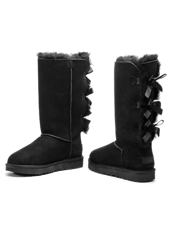 Ugg Апрески Ugg W Bailey Bow Tall II 1016434 Черен