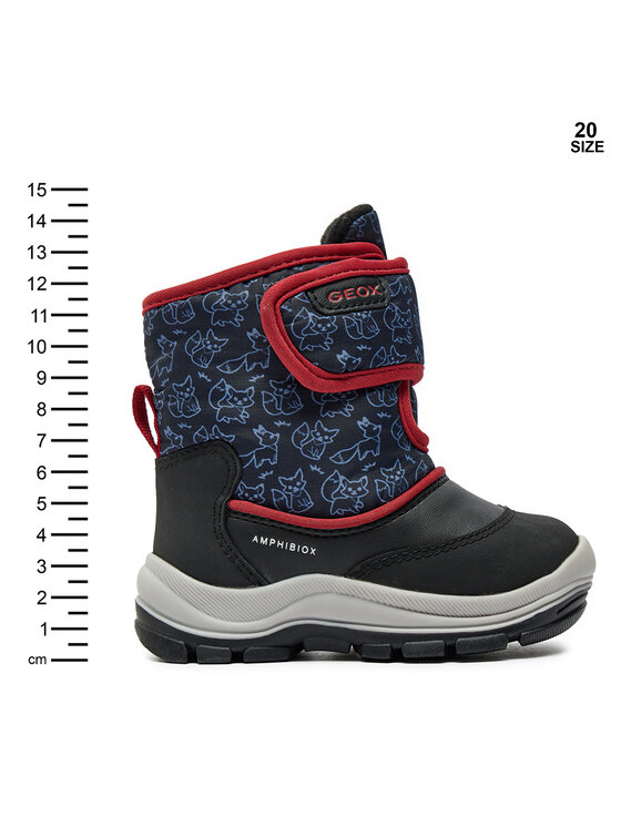 Geox Čizme za snijeg Geox B Flanfil Boy B Abx B263VE 0BCMN C0048 M Crna